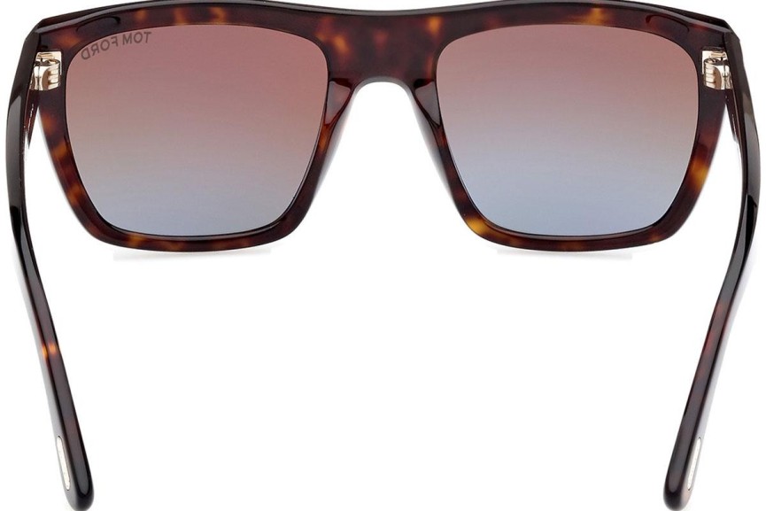 Sonnenbrille Tom Ford Alberto FT1077 52F Quadratisch Havanna