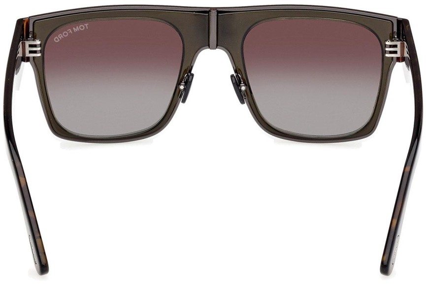 Sonnenbrille Tom Ford Edwin FT1073 51G Quadratisch Braun