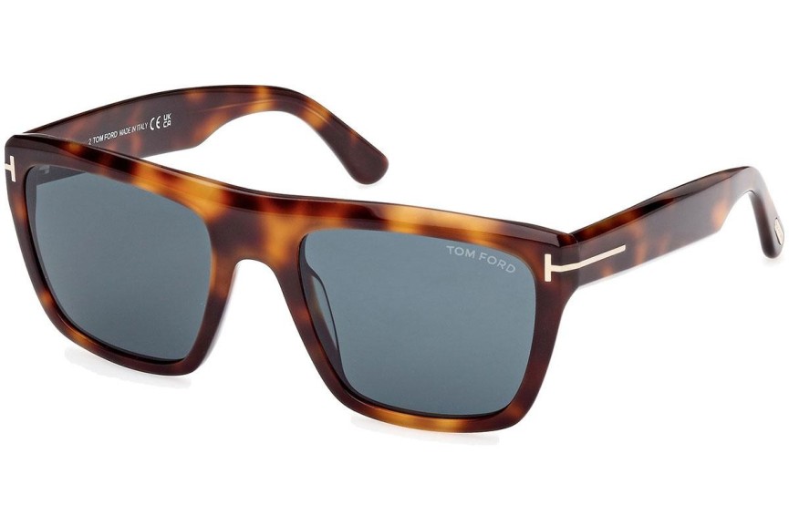 Sonnenbrille Tom Ford Alberto FT1077 53V Quadratisch Havanna