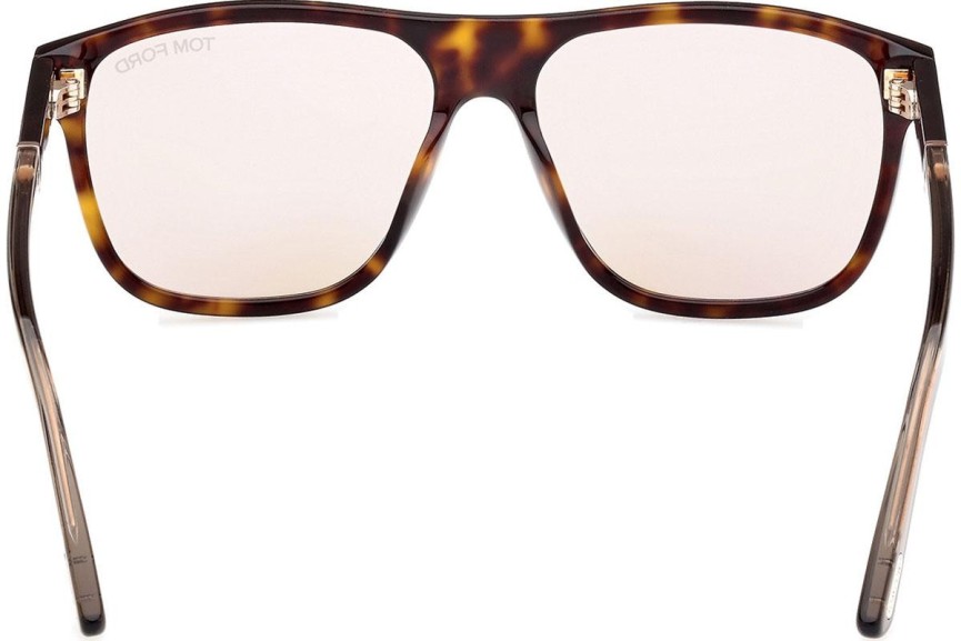 Sonnenbrille Tom Ford Frances FT1081 52E Quadratisch Havanna