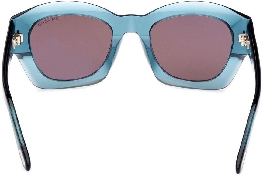 Sunglasses Tom Ford Guilliana FT1083 90L Quadratisch Blau