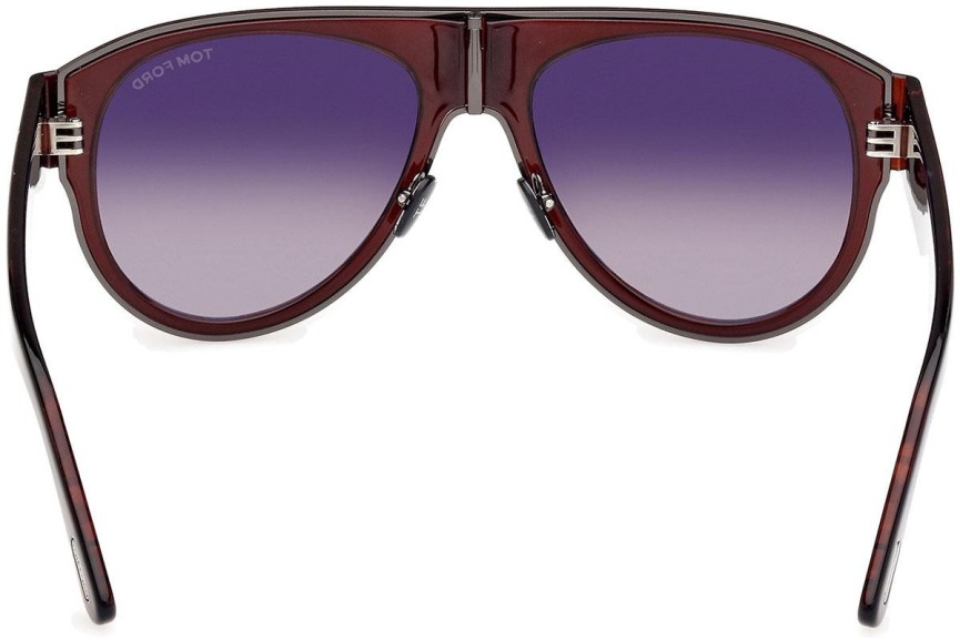 Sunglasses Tom Ford Lyle-02 FT1074 48T Pilot Braun