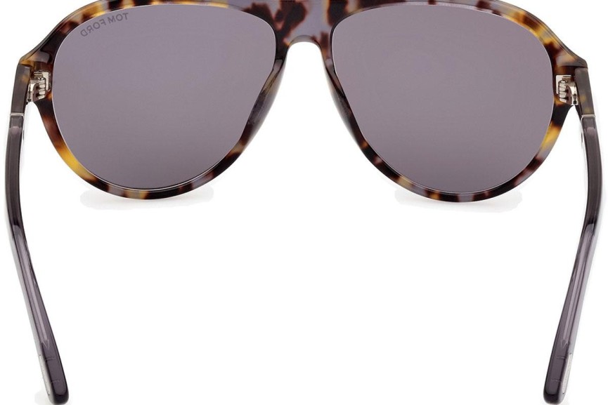 Sonnenbrille Tom Ford Quincy FT1080 55C Pilot Havanna