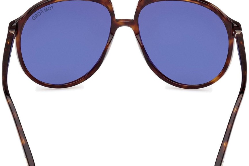 Sonnenbrille Tom Ford Archie FT1079 52V Pilot Havanna