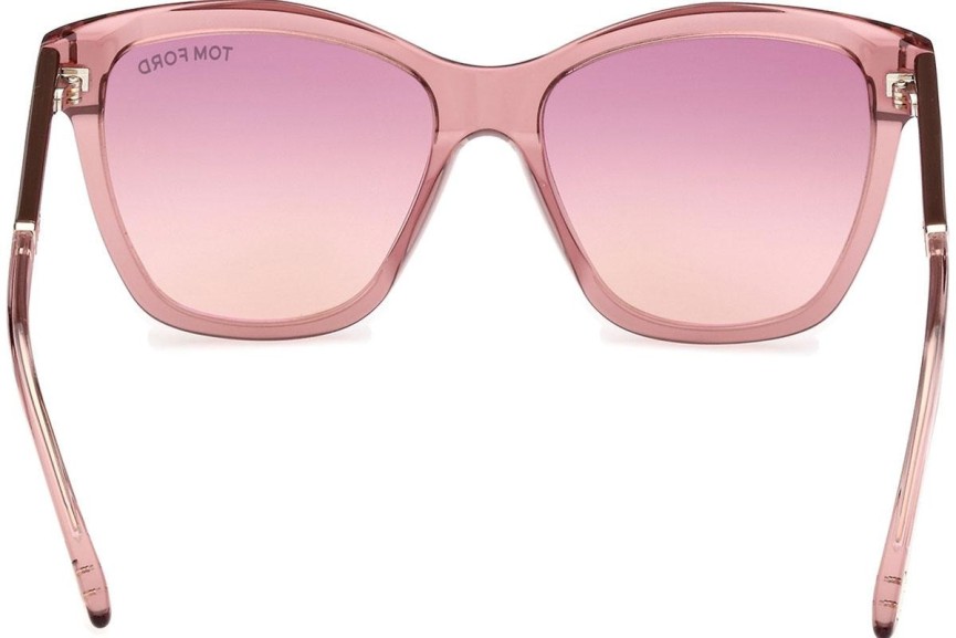 Sunglasses Tom Ford Lucia FT1087 72Z Quadratisch Rosa