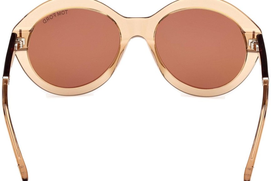 Sonnenbrille Tom Ford Seraphina FT1088 45E Rund Braun