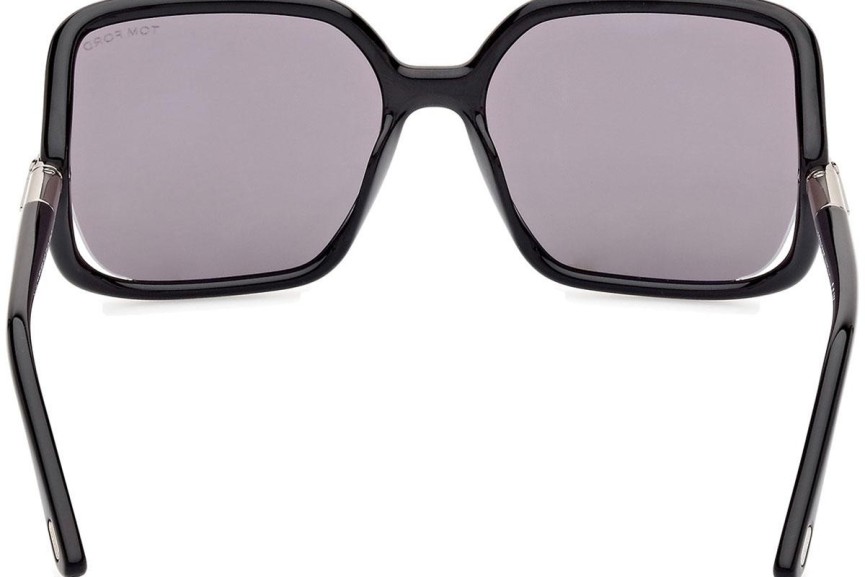 Sonnenbrille Tom Ford Solange-02 FT1089 01C Quadratisch Schwarz