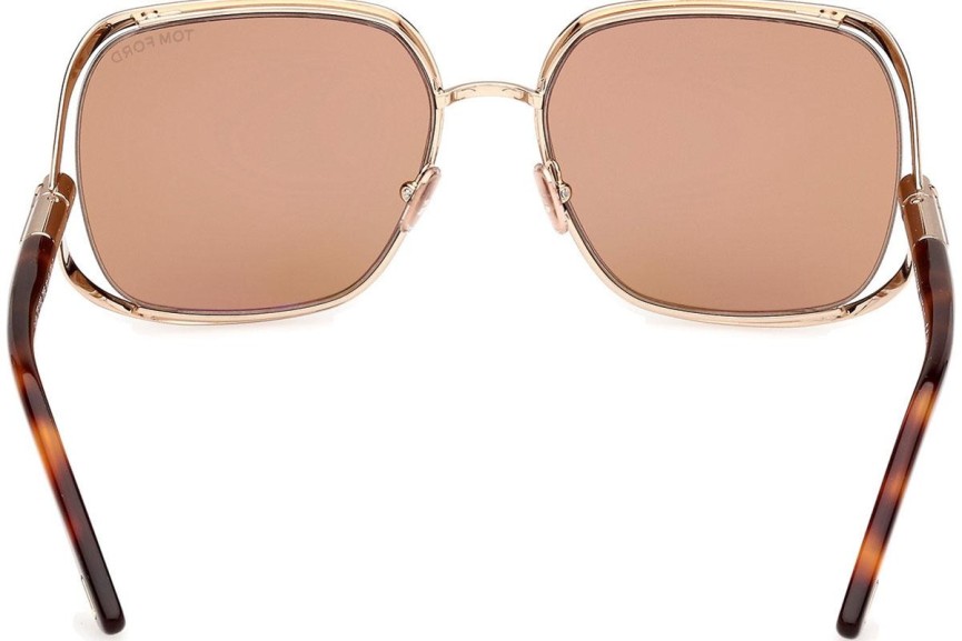 Sunglasses Tom Ford Goldie FT1092 28E Quadratisch Gold