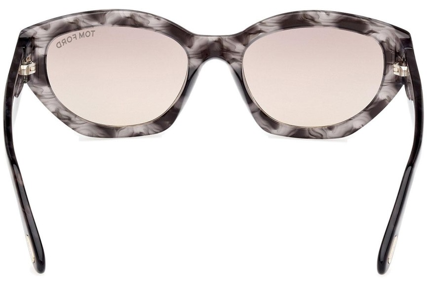 Sonnenbrille Tom Ford Penny FT1086 55C Besondere Havanna