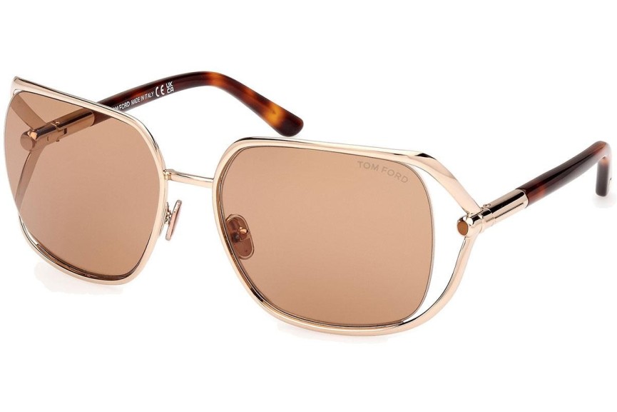 Sunglasses Tom Ford Goldie FT1092 28E Quadratisch Gold