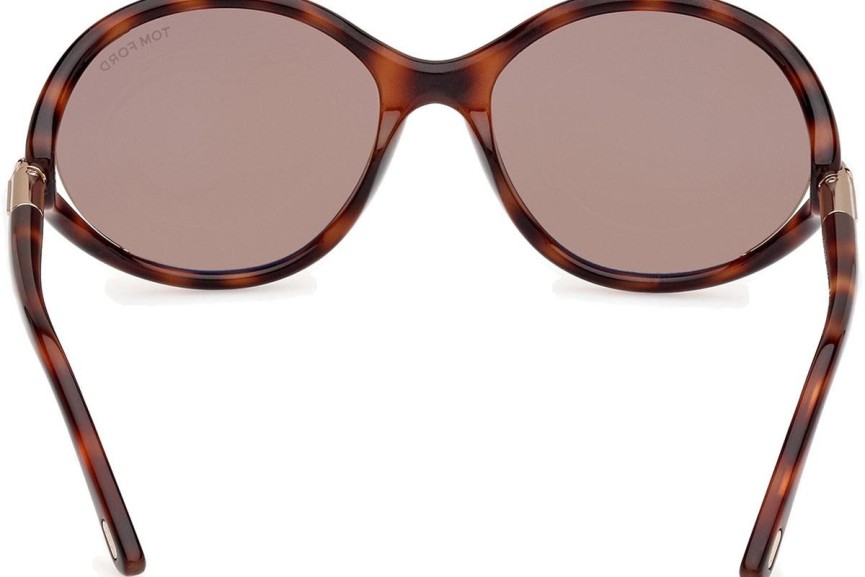 Sunglasses Tom Ford Melody FT1090 53E Rund Havanna