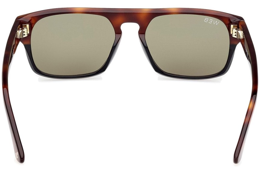 Sonnenbrille Web WE0359 56N Quadratisch Havanna