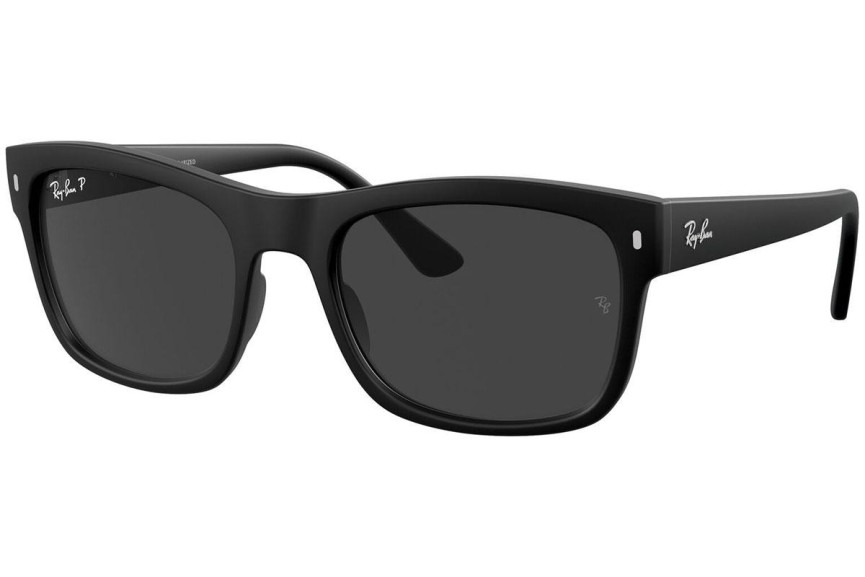 Sunglasses Ray-Ban RB4428 601S48 Polarized Quadratisch Schwarz