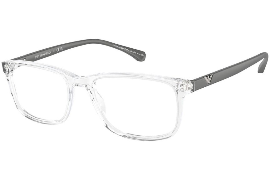 Brillen Emporio Armani EA3098 5882 Quadratisch Kristall