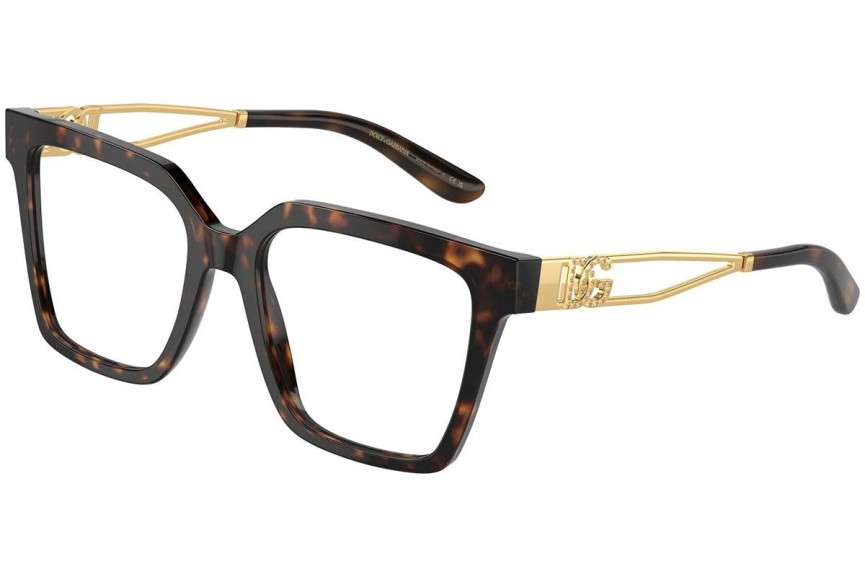 Brillen Dolce & Gabbana DG3376B 502 Quadratisch Havanna