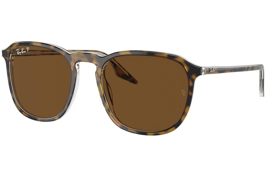 Sunglasses Ray-Ban RB2203 139357 Polarized Quadratisch Havanna