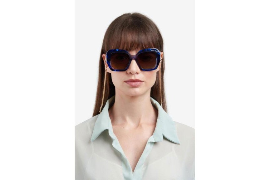 Sunglasses Missoni MIS0168/G/S 468/HA Quadratisch Blau