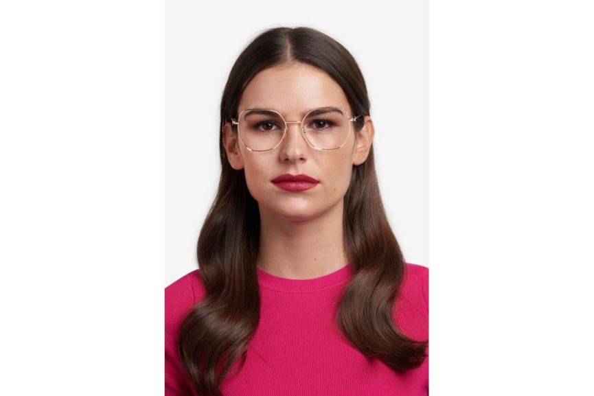 Glasses Carolina Herrera HER0242 0NR Quadratisch Gold