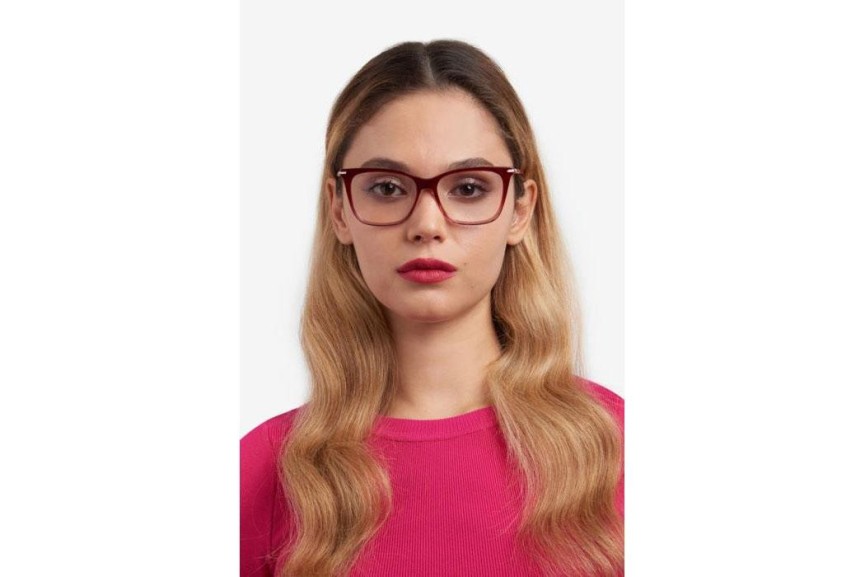 Glasses Carolina Herrera HER0232 2OO Rechteck Rot