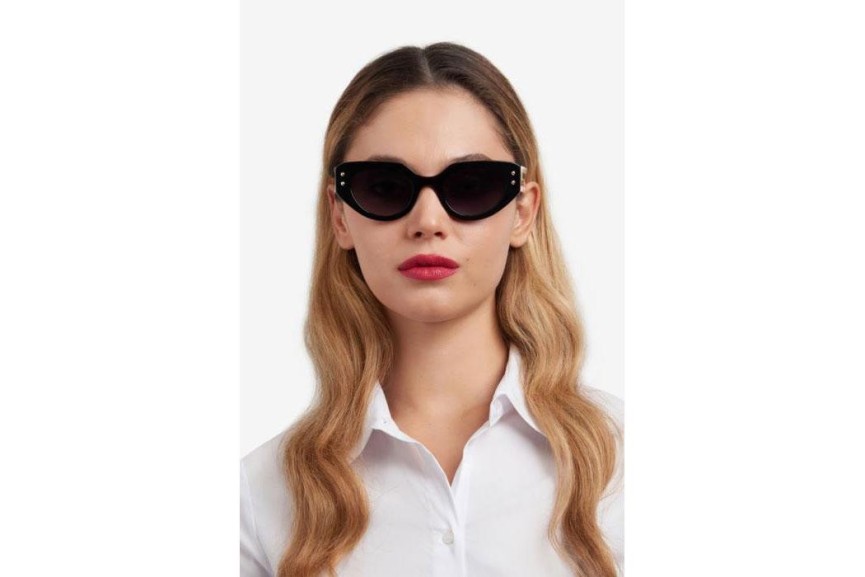 Sunglasses Carolina Herrera HER0221/G/S 3H2/9O Cat Eye Schwarz