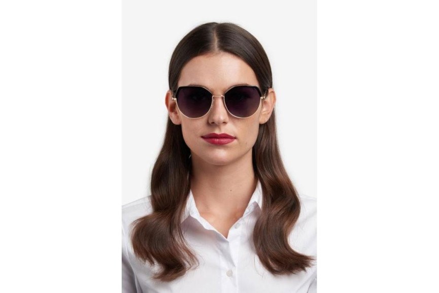 Sonnenbrille Carolina Herrera HER0238/S 2M2/9O Rund Gold