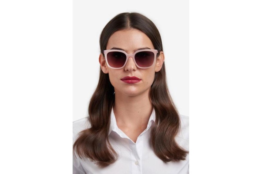 Sonnenbrille Carolina Herrera HER0236/S 1EZ/M2 Quadratisch Rosa