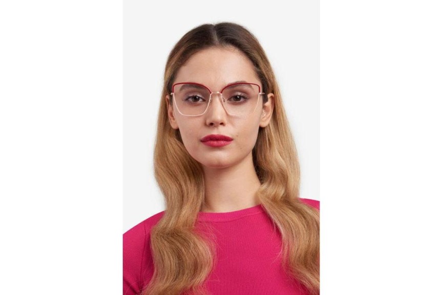 Glasses Carolina Herrera HER0234 S0D Quadratisch Gold