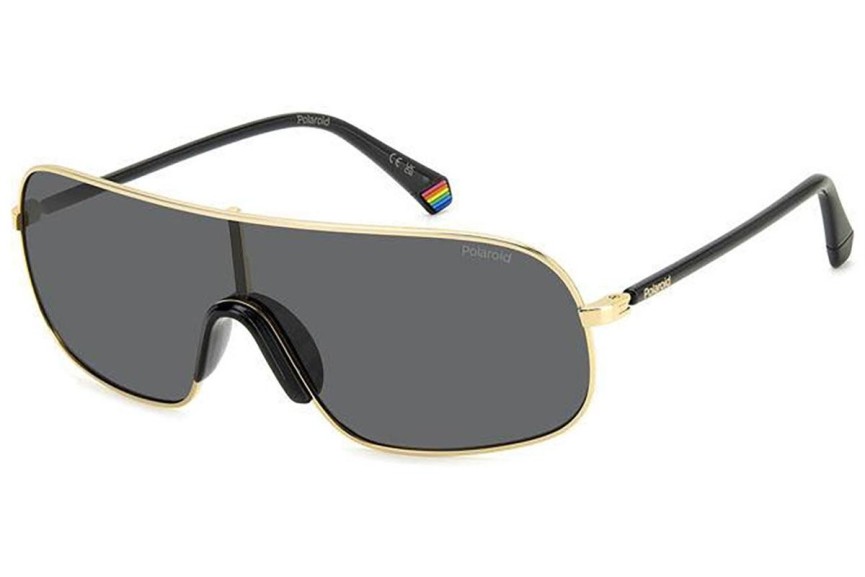 Sunglasses Polaroid PLD6222/S J5G/M9 Polarized Monoscheibe | Shield Gold