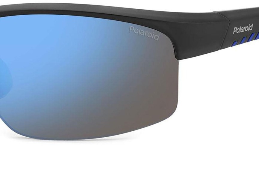 Sonnenbrille Polaroid PLD7018/N/S 0VK/5X Polarized Rechteck Schwarz