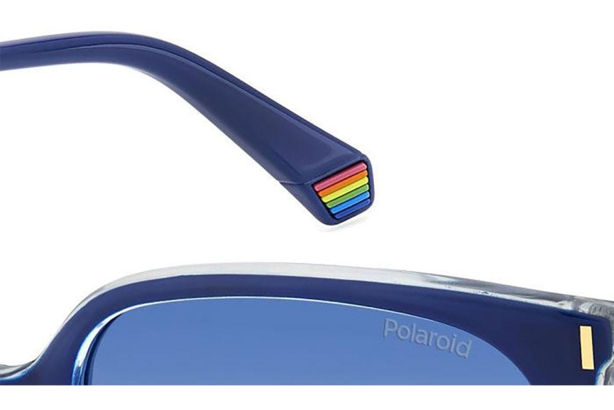 Sonnenbrille Polaroid PLD6218/S PJP/Z7 Polarized Quadratisch Blau