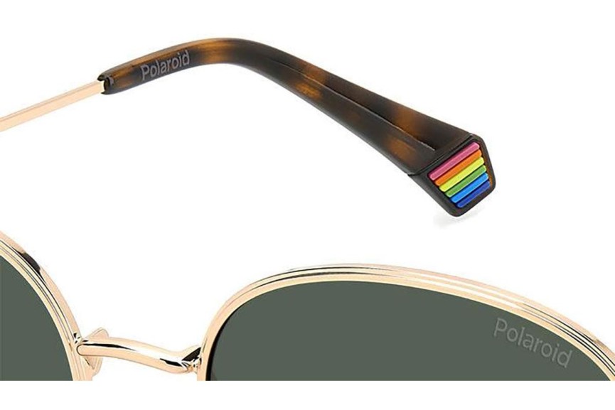 Sonnenbrille Polaroid PLD6215/S/X DDB/UC Polarized Rund Gold