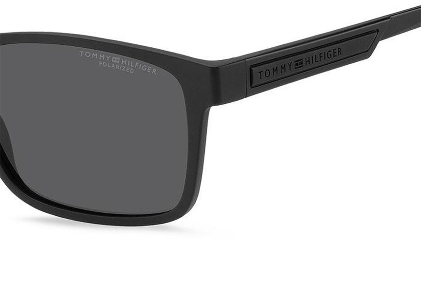 Sunglasses Tommy Hilfiger TH2089/S 003/M9 Polarized Rechteck Schwarz