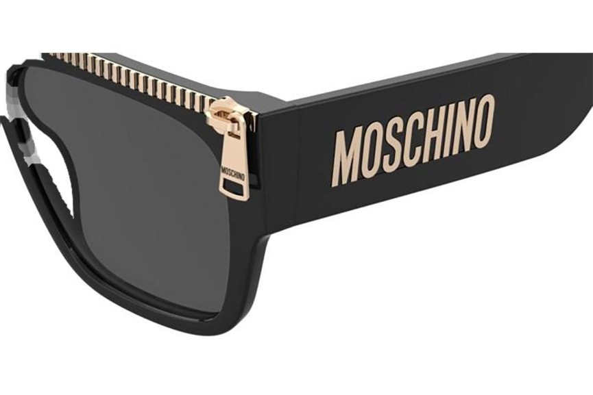 Sonnenbrille Moschino MOS165/S 807/IR Flat Top Schwarz