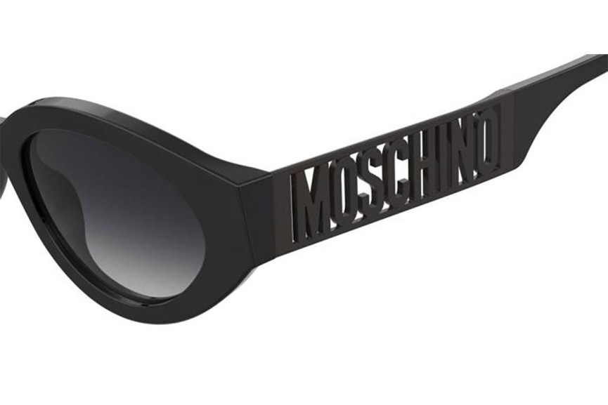 Sonnenbrille Moschino MOS160/S 807/9O Oval Schwarz