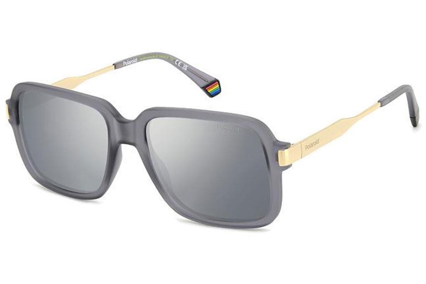 Sunglasses Polaroid PLD6220/S/X RIW/EX Polarized Rechteck Grau