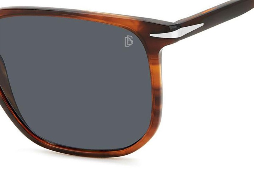 Sunglasses David Beckham DB1141/S EX4/IR Rechteck Braun