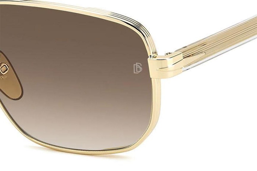 Sunglasses David Beckham DB7121/G/S LOJ/HA Rechteck Gold