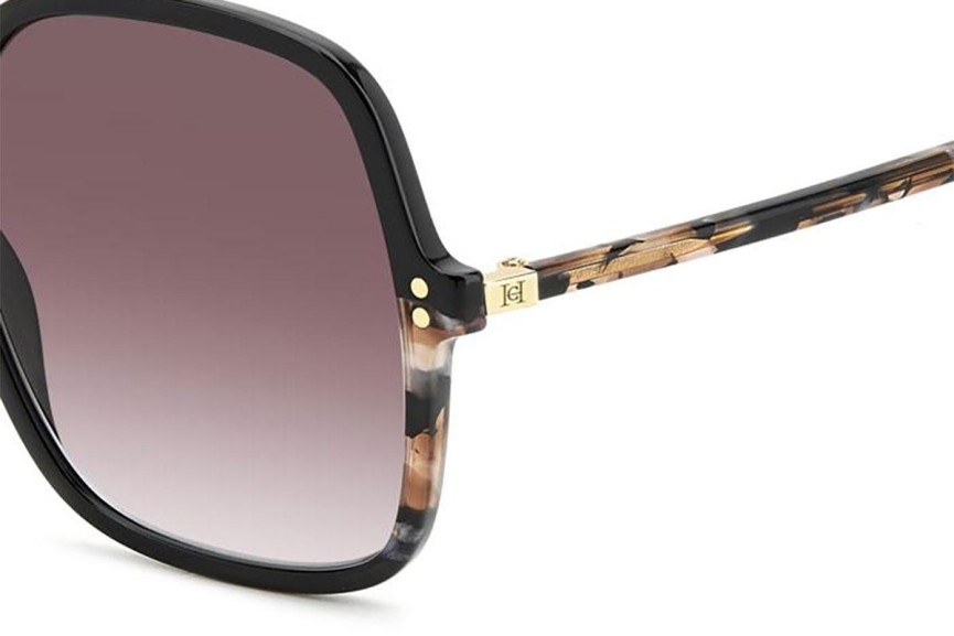 Sonnenbrille Carolina Herrera HER0244/S WR7/3X Quadratisch Schwarz