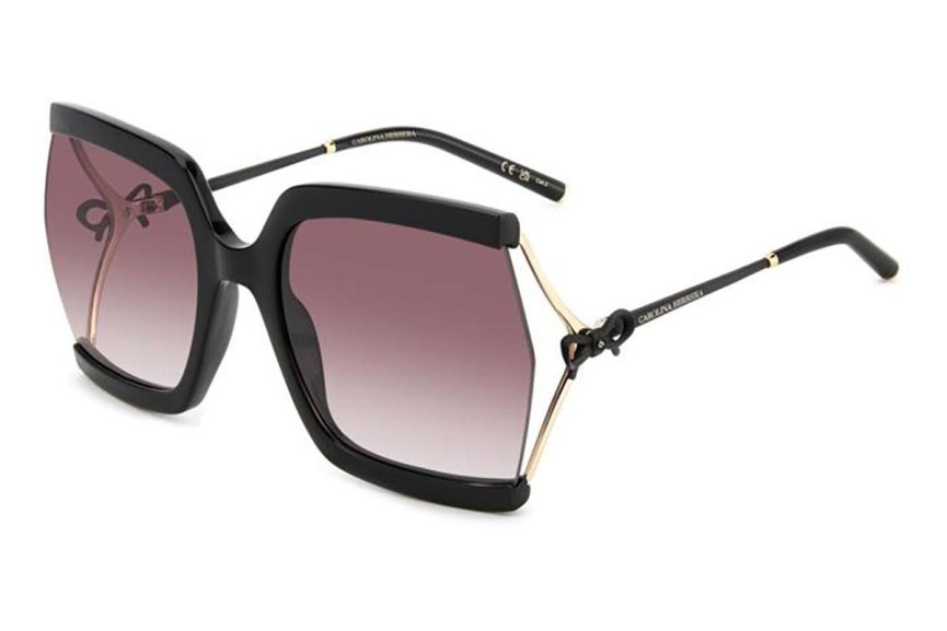 Sunglasses Carolina Herrera HER0216/G/S HK8/3X Quadratisch Schwarz