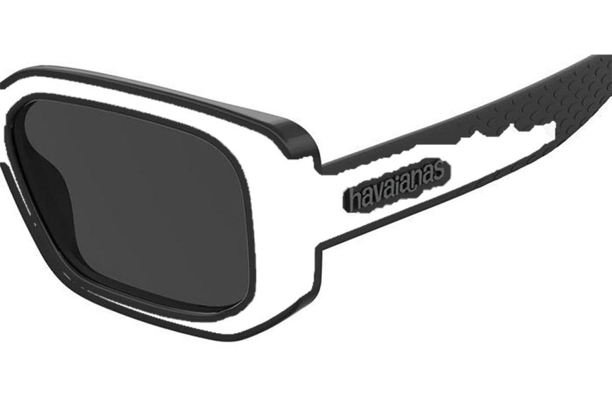 Sunglasses Havaianas FAROL 807/IR Rechteck Schwarz