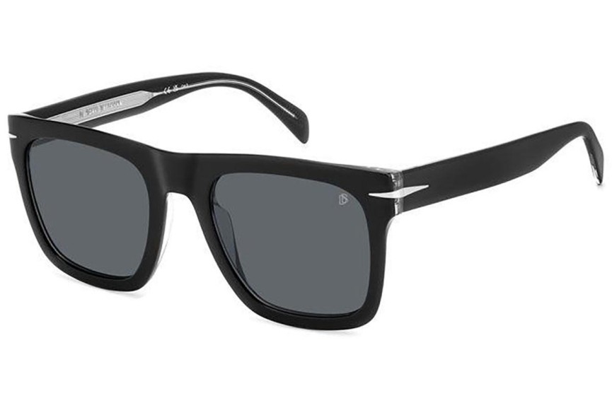 Sonnenbrille David Beckham DB7000/SFLAT 7C5/IR Rechteck Schwarz