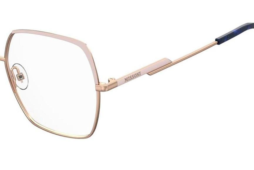 Glasses Missoni MIS0180 EYR Quadratisch Gold