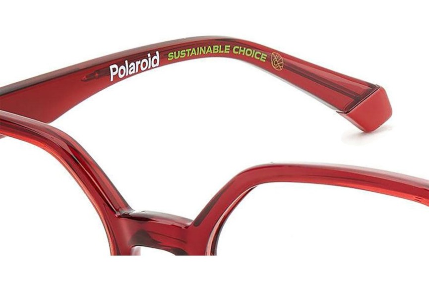 Glasses Polaroid Junior PLDD837 C9A Rund Rot