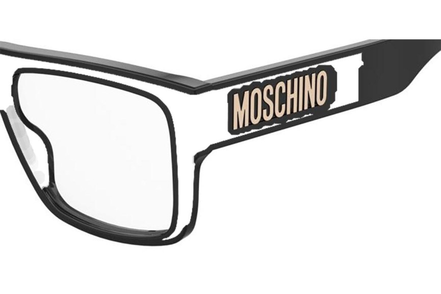 Glasses Moschino MOS637 807 Flat Top Schwarz