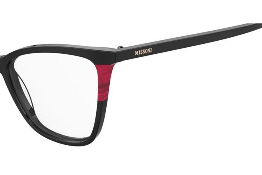 Glasses Missoni MIS0177 OIT Rechteck Schwarz