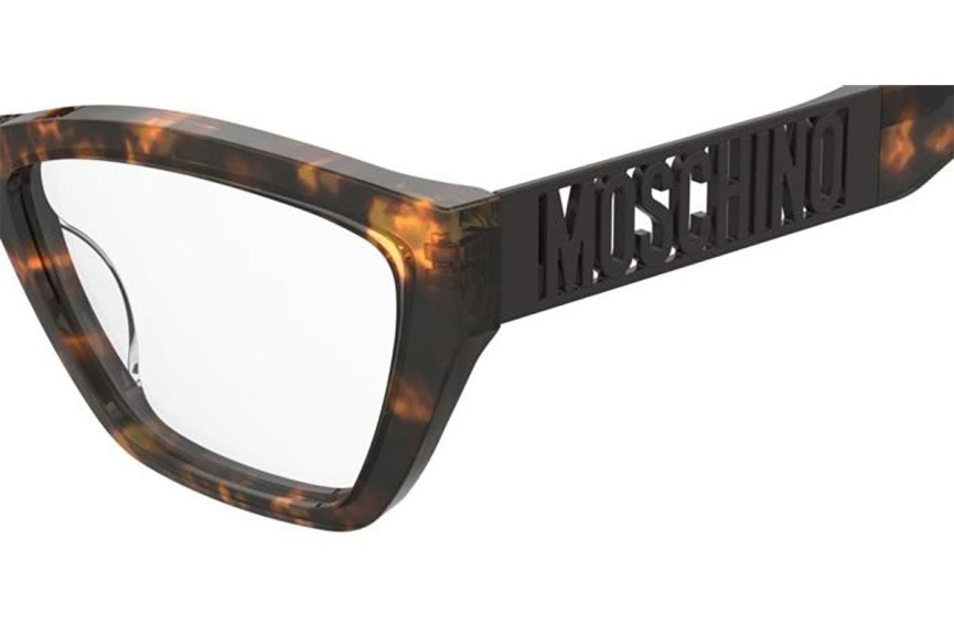 Glasses Moschino MOS634 086 Rechteck Havanna