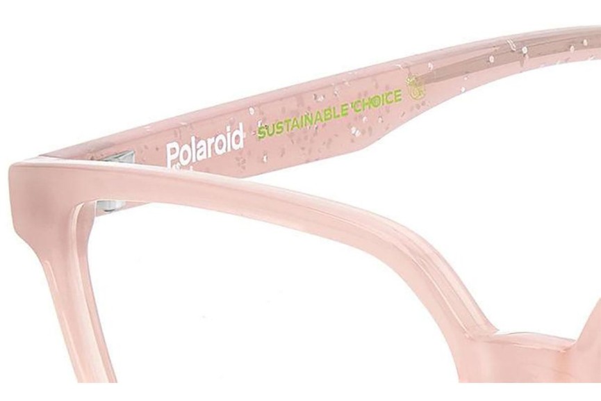 Glasses Polaroid Junior PLDD836 35J Rechteck Rosa