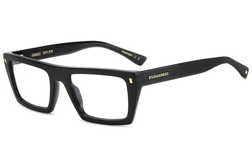 Brillen Dsquared2 D20130 807 Flat Top Schwarz