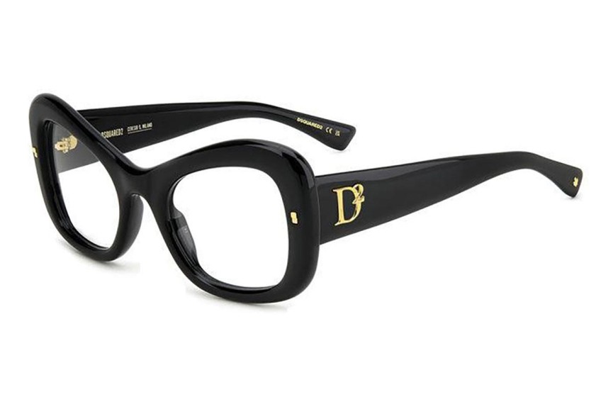 Glasses Dsquared2 D20138 807 Quadratisch Schwarz