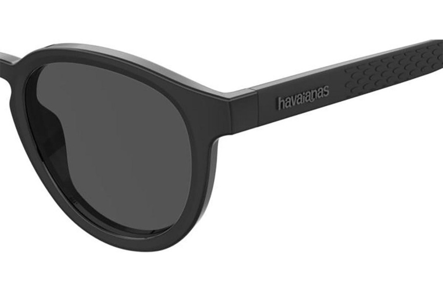 Sonnenbrille Havaianas CEDRO 807/IR Rund Schwarz